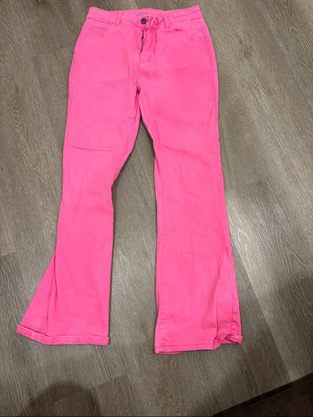 Women’s Boot Cut Flare Pants in Hot Pink